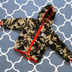 North face Fleece Sherpa hooded jacket 3T